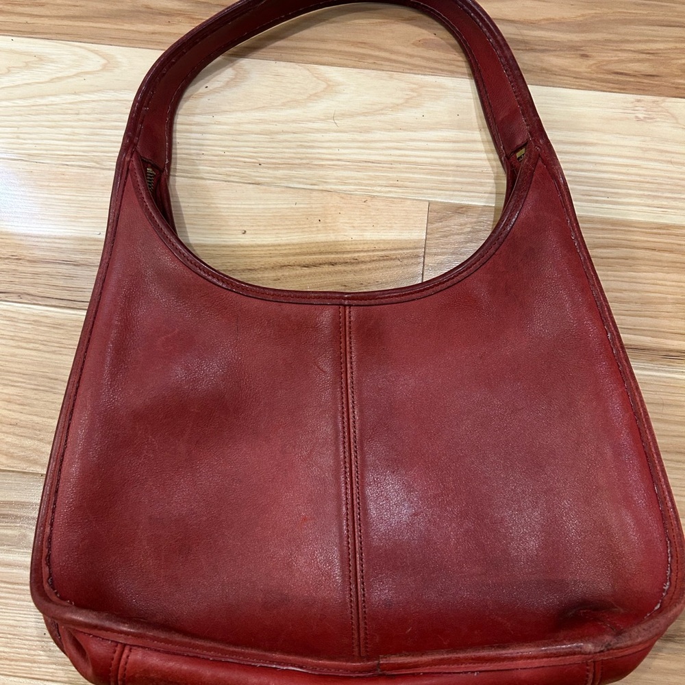 Vintage Coach Ergo zip 9033 red Red Leather Women's Bag